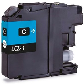 TINTA GENÉRICA BROTHER LC223C CIAN