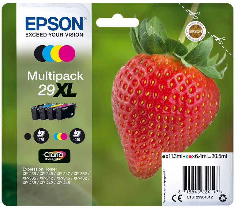 PACK TINTAS ORIGINALES EPSON T2996