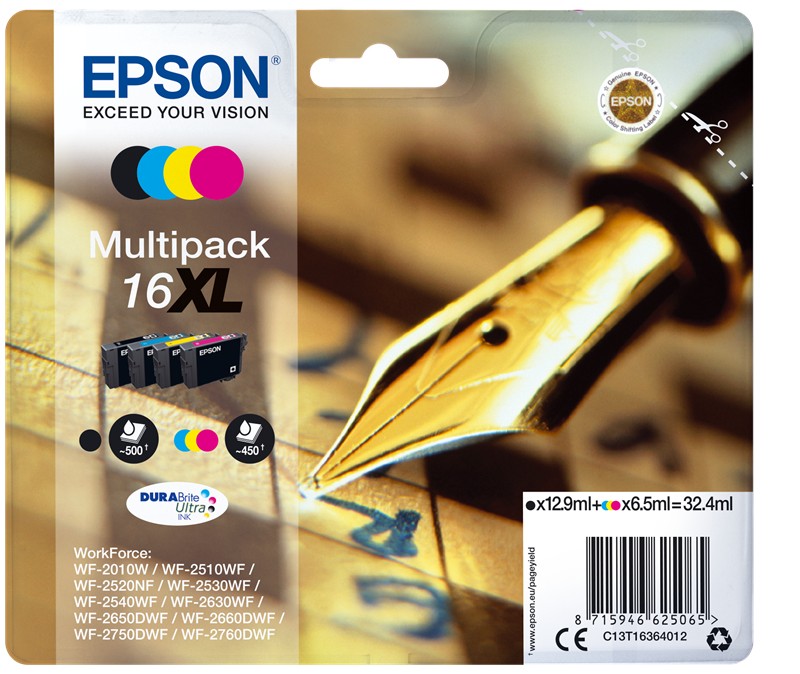 PACK TINTAS ORIGINALES EPSON T1636