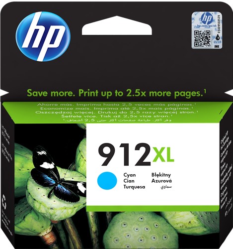 TINTA CIAN HP 912 XL - 3YL81AE