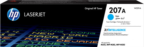 TONER ORIGINAL HP W2211A - HP 207A CIAN