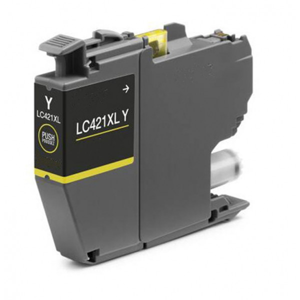 TINTA COMPATIBLE BROTHER LC421XLY AMARILLO
